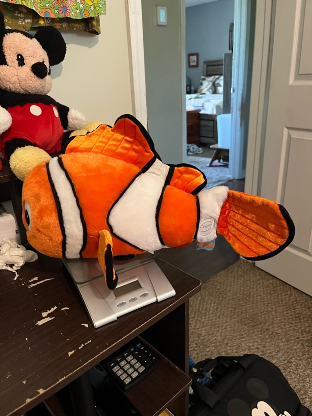 Disney Orange and White Clownfish Plush